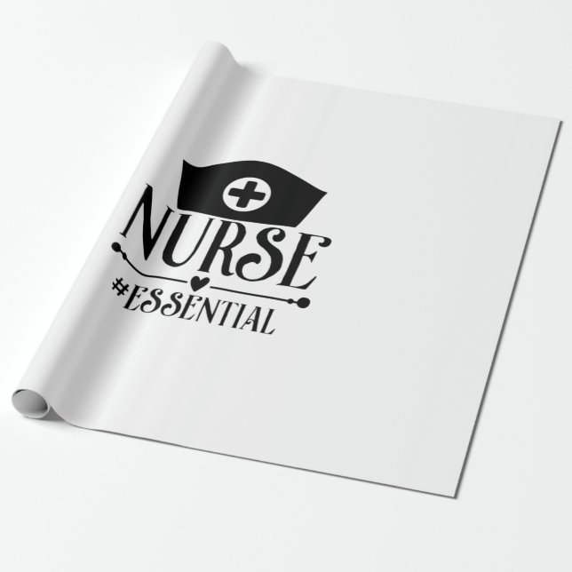 Nurse Gift Nurse Essential Geschenkpapier (Ungerollt)