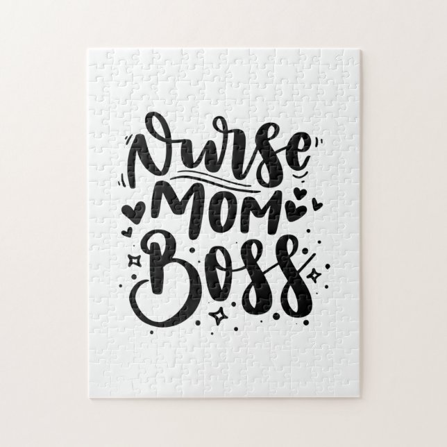Nurse Gift Nurse Mama Boss Puzzle (Vertikal)