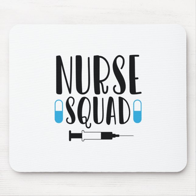 Nurse Gift Nurse Squad Mousepad (Vorne)