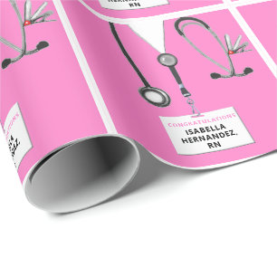 Nurse Gift Pink Geschenkpapier