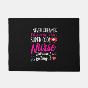Nurse Gift Super Cool Nurse Fußmatte