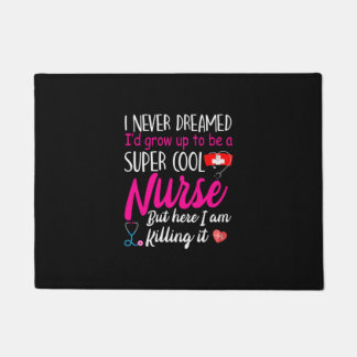 Nurse Gift | Super Cool Nurse Fußmatte
