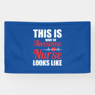 Nurse Gift   This Is What An Awesome Nurse Banner