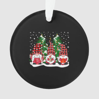 Nurse Gnomes Weihnachts-Weihnachtslicht-Pflegeknom Ornament