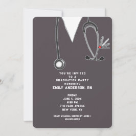 Nurse Graduation Party Einladung