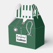 Nurse Graduation Party Favor Box