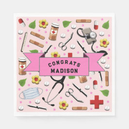 Nurse Graduation Party Serviette