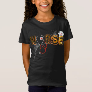 Nurse Halloween-Geschenk mit Pumpkin-Boo-Spider T-Shirt