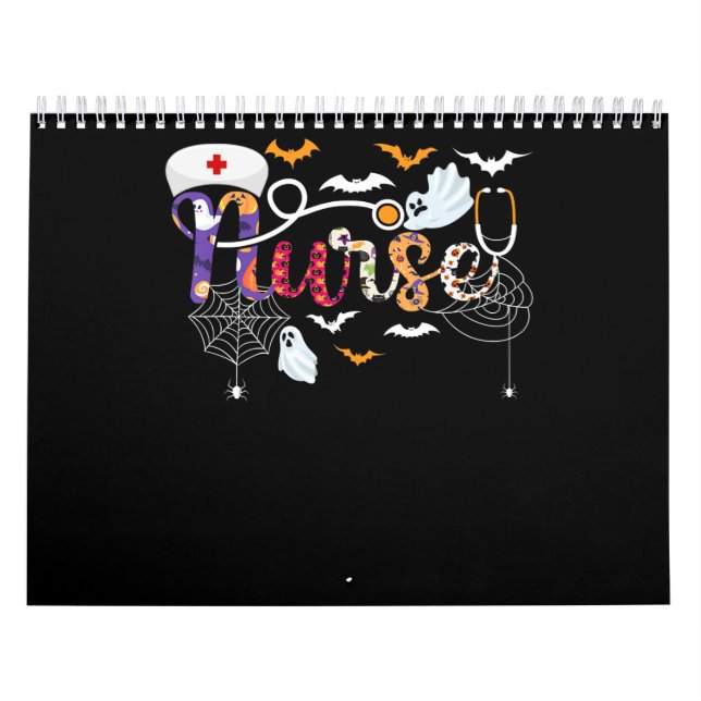 Nurse Halloween Kostümgeschenk mit Pumpkinspinne Kalender (Titelbild)