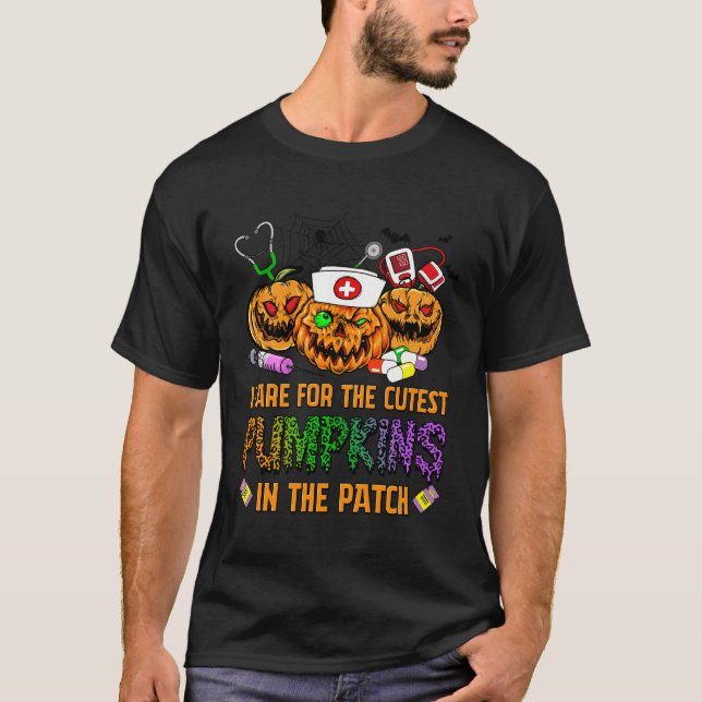 Nurse Halloween kümmert mich um die Niedlichsten K T-Shirt (Vorderseite)