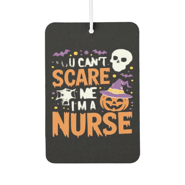 Nurse Halloween Witch Funny Nursing Essential T-Sh Autolufterfrischer (Vorderseite)