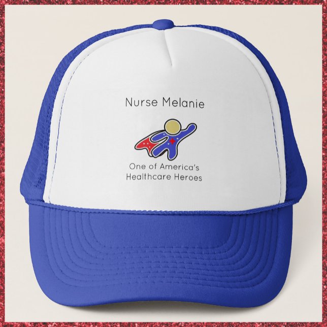 Nurse Healthcare Hero Trucker Hat Truckerkappe (Von Creator hochgeladen)
