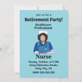 Nurse Healthcare Professional Retirement Party Einladung