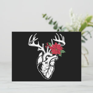 Nurse Heart Anatomie Rentier Heart Cath Labrador R Feiertagskarte