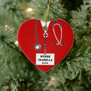 Nurse Holiday Geschenk Keramik Ornament