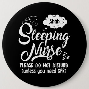 Nurse Hospital Rn Nursing Week Funny Men Button