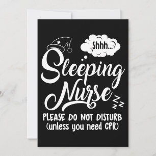 Nurse Hospital Rn Nursing Week Funny Men Einladung