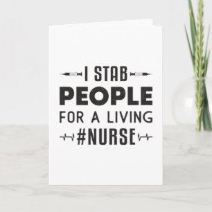 #Nurse ICU Nurses Emergency Ambulance Liebe Funny Karte