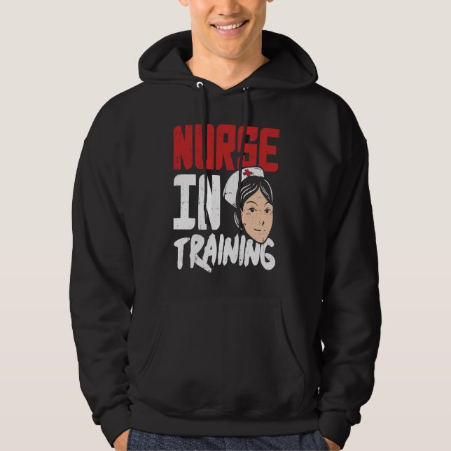 Nurse in Training  Future RN Student Hoodie (Vorderseite)