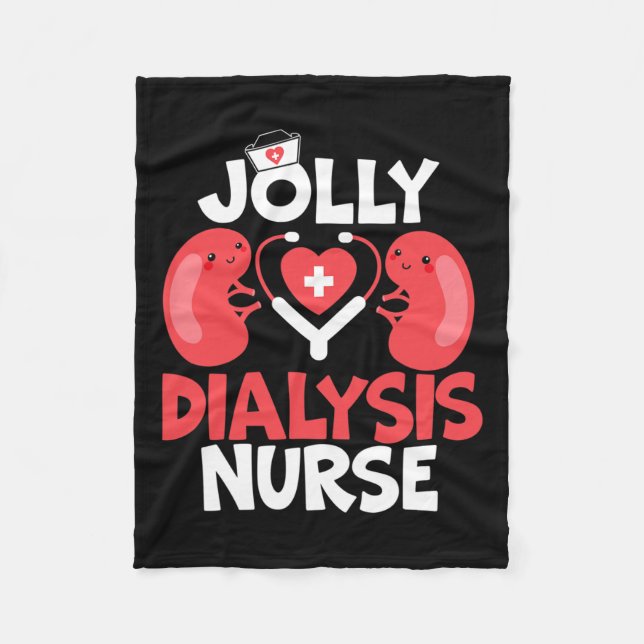 Nurse Jolly Kidney Fleecedecke (Vorderseite)