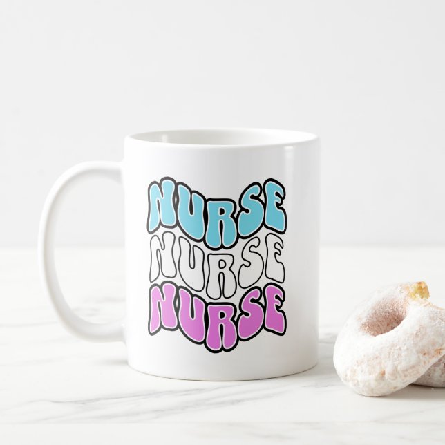 Nurse Kaffeetasse (Mit Donut)