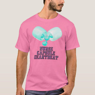 Nurse Kapsel Heartbeat T-Shirt