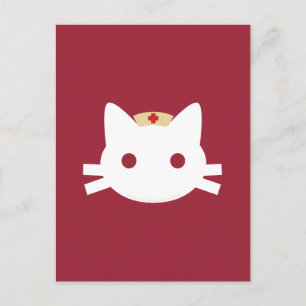 Nurse Kitty Postkarte