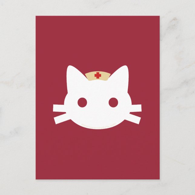 Nurse Kitty Postkarte (Vorderseite)
