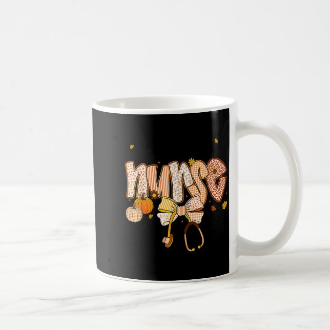 Nurse Labor And Delivery Coquette Fall Pumpkin Tha Kaffeetasse (Rechts)