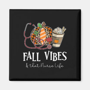 Nurse Leopard Pumpkin Fall Vibes und dass Nurse Li Magnet