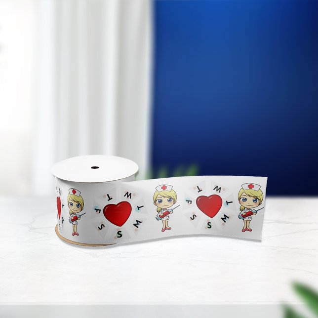 Nurse Liebe Herz Satinband (Von Creator hochgeladen)