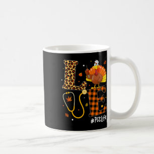 Nurse Life Fall Pct Leopard Kariert Thanksgivi Kaffeetasse
