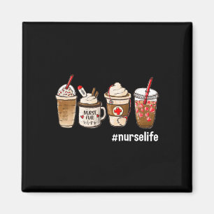 Nurse Life Funny Coffee Nurses Kraftstoff registri Magnet