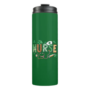 Nurse Life Nurse Day gibt St Patricks Day Thermosbecher