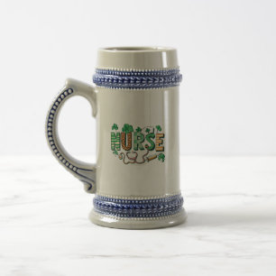 Nurse Life Nurse Tag Geschenke St Patricks Day Bierglas