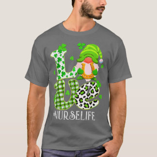 Nurse Life St Patrick's Day Lucky Nurse Kleeblatt  T-Shirt