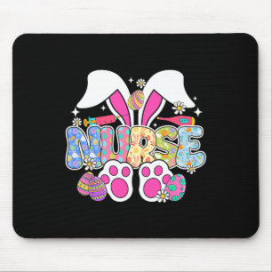Nurse Life Stethoskop Pflege Süße Ostern Hase E Mousepad