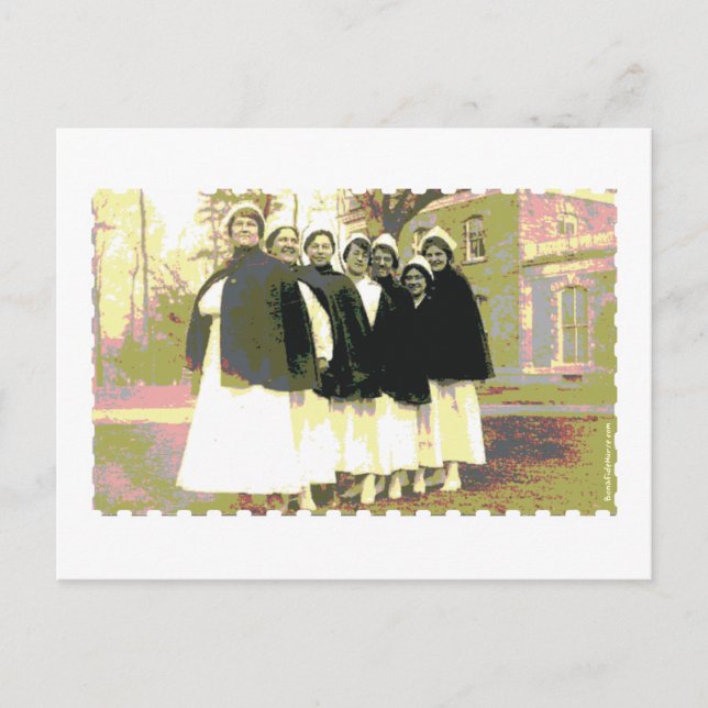 Nurse Lineup Postkarte (Vorderseite)