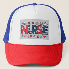 Nurse Logo Hat - Stylish Cap for Proud Nurses Truckerkappe