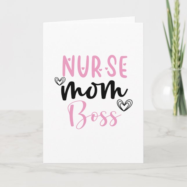 Nurse Mama Boss Karte (Vorderseite)