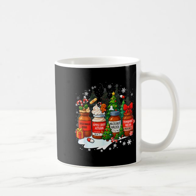 Nurse Medical Profol Ativan Haldo Christmas Health Kaffeetasse (Rechts)