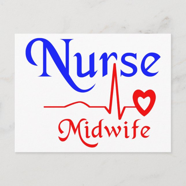 Nurse Midfrau Postkarte (Vorderseite)