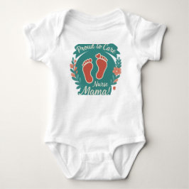 "Nurse Mom" Baby T-Shirt Collection Strampler