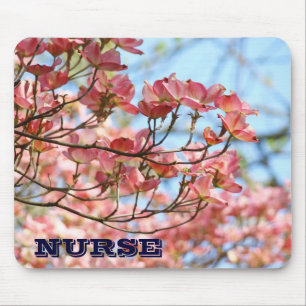 NURSE mousepad Pink Dogwood Blume