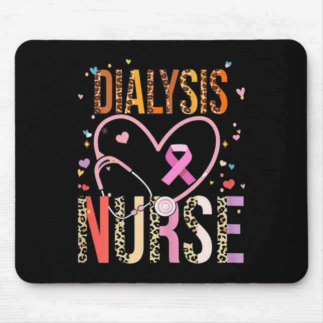 Nurse Nephrologie Nierenerkrankung Krankenpflege 2 Mousepad (Vorne)