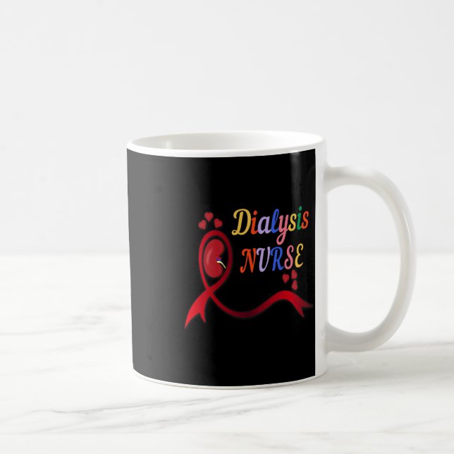 Nurse Nephrology Nurse Dialysis Technischer Leiter Kaffeetasse (Rechts)