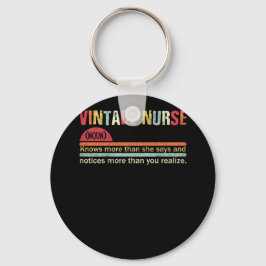 Nurse Noun Definition weiß mehr als sie sagt Schlüsselanhänger