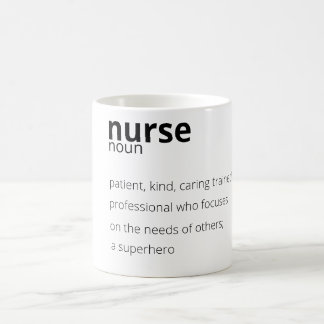 Nurse Noun Proud Hero Job Nursing Quote Kaffeetasse