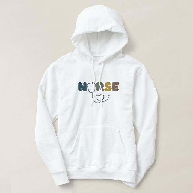 Nurse | Nursing Apparel Hoodie (Design vorne)