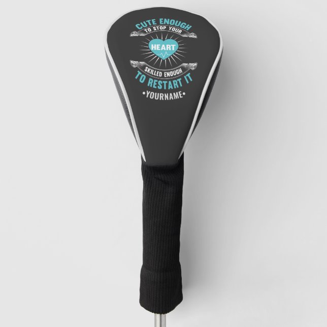 Nurse Nursing Funny Nurse Golf Headcover (Vorderseite)